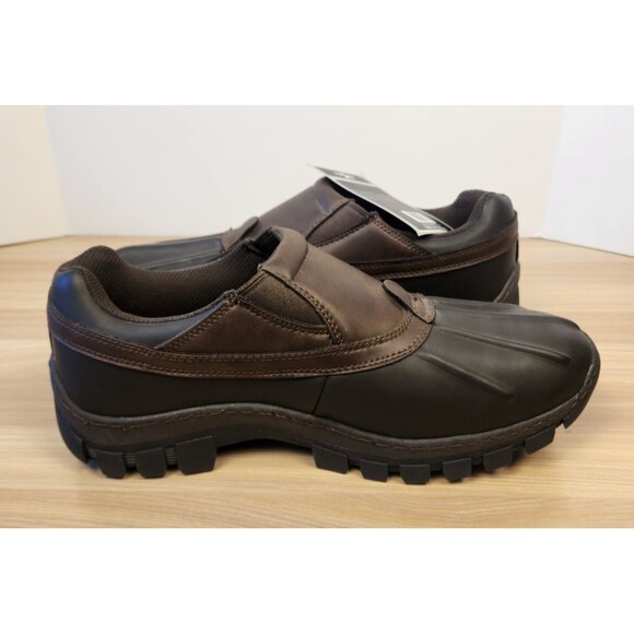 Frogg Toggs Men's Storm Watch Vista Slip On Duck Shoes Men’s Size 10 Brown New - Picture 6 of 11
